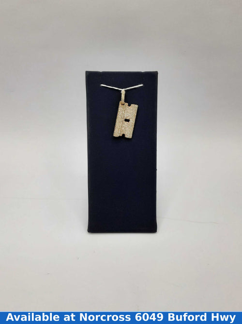 14kt Razor Pendant