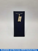 14kt Razor Pendant