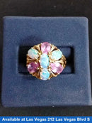 Women's Ring - Yellow Gold 10k (.417) 3.5 grams Size 20