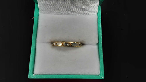 Ring - Wedding Band - Yellow Gold 14k (.585) 2.3 grams Size 5.5