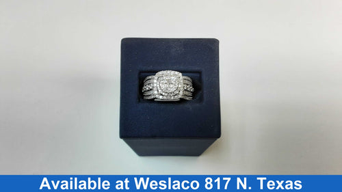 Women's Ring - White Gold 10k (.417) 6.6 grams Size 8