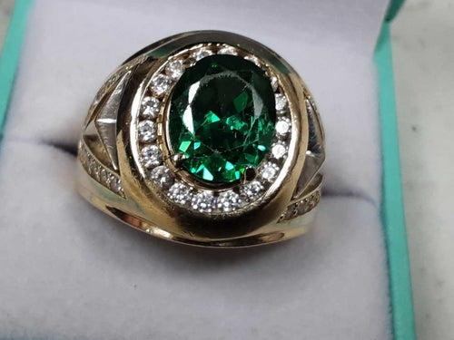 Men's Ring - Yellow Gold 10k (.417) 12.2 grams Size 12