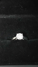Women's Ring - Solitaire - White Gold 10k (.417) 2.6 grams Size 5