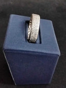 Women's Ring - Anniversary - White Gold 14k (.585) 5.6 grams Size 4.5