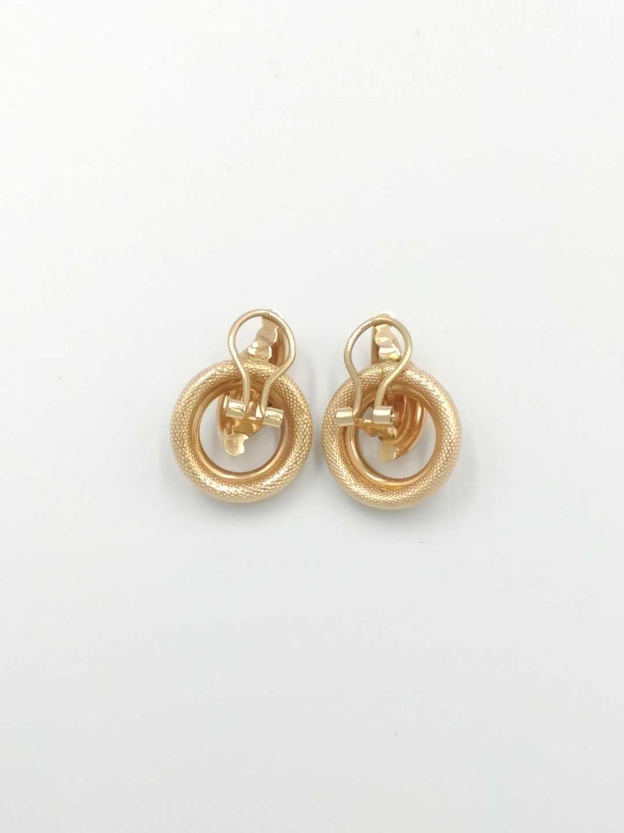 Hoop Earrings - Yellow Gold 14k (.585) 5.4 grams