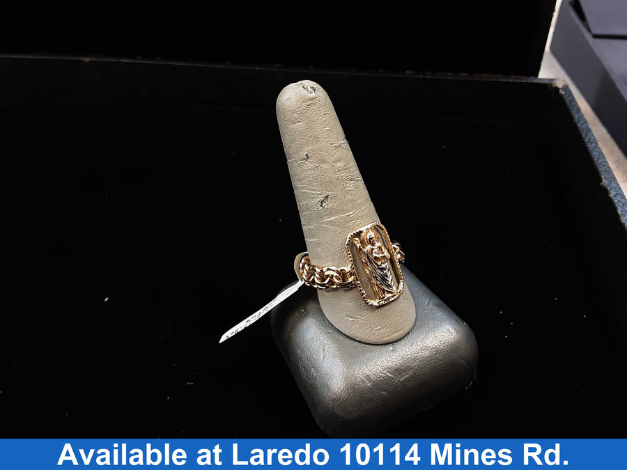 Women's Ring - Yellow Gold 10k (.417) 4.7 grams Size 20