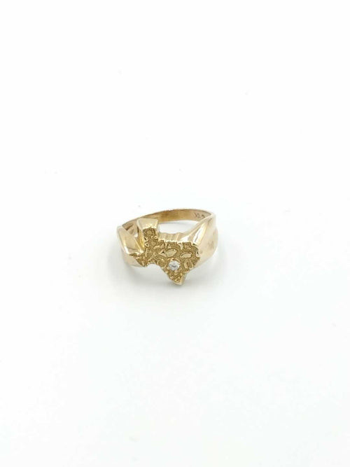 Women's Ring - Yellow Gold 10k (.417) 4.1 grams Size 20