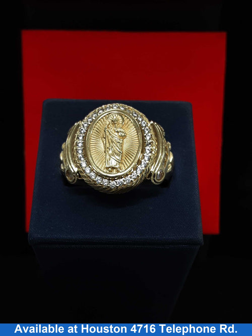 Men's Ring - Yellow Gold 10k (.417) 9.2 grams Size 12.5