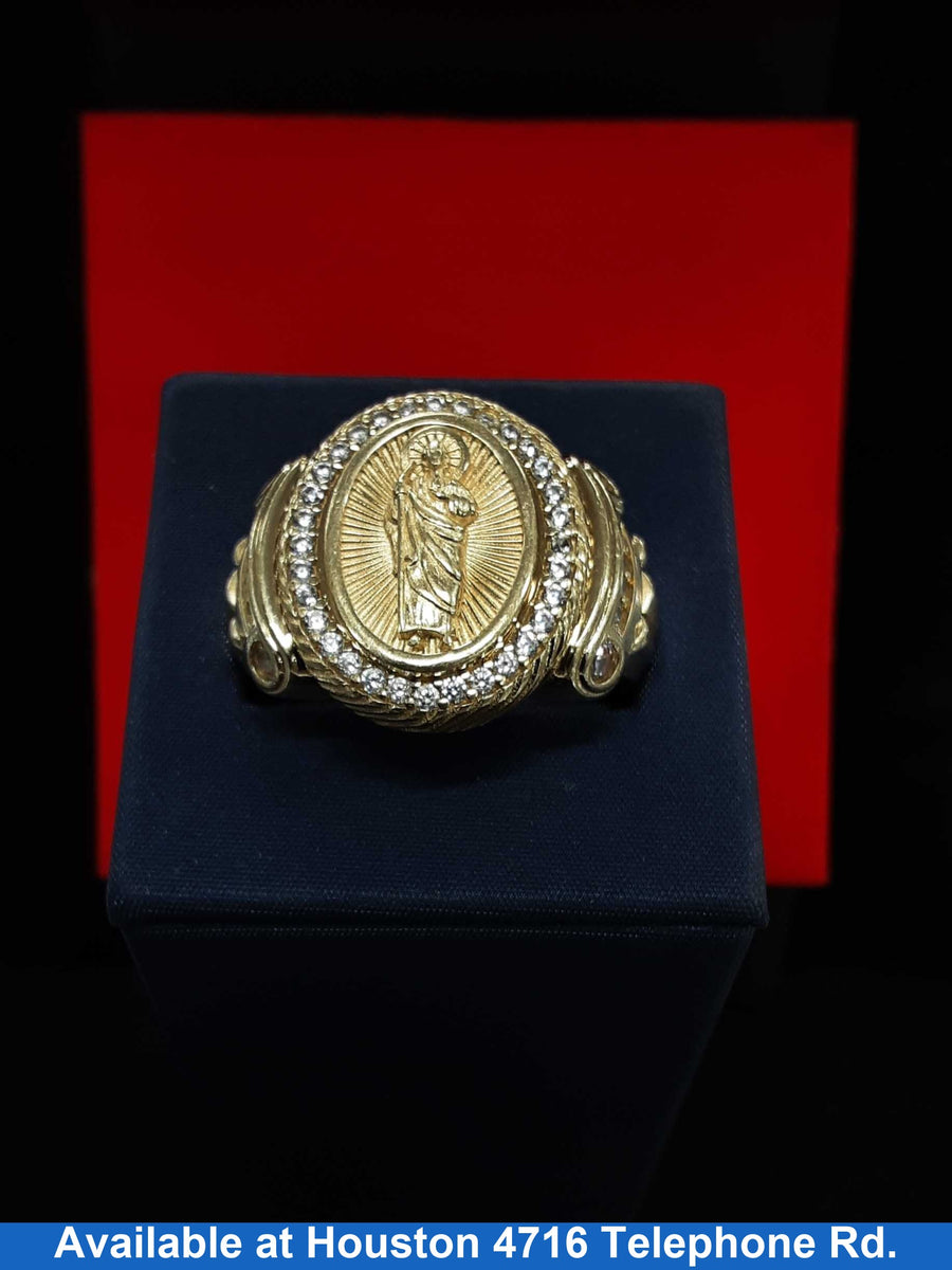 Men's Ring - Yellow Gold 10k (.417) 9.2 grams Size 12.5