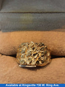 Men's Ring - Yellow Gold 10k (.417) 2.8 grams Size 6