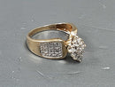 Women's Ring - Yellow Gold 10k (.417) 3.1 grams Size 6.5