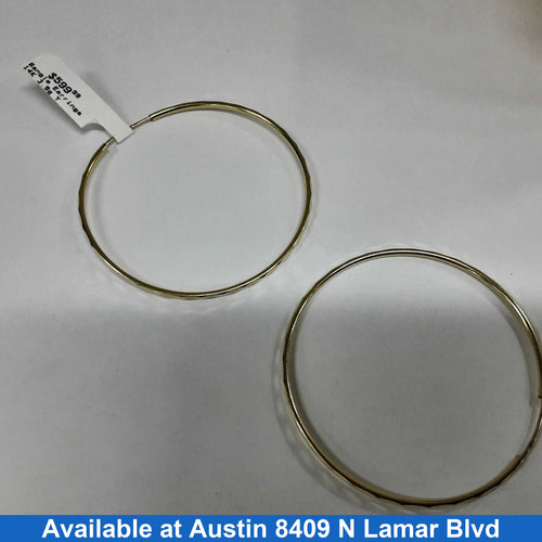 Bangle Earrings - Yellow Gold 14k (.585) 3.9 grams