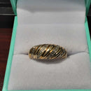 Women's Ring - Yellow Gold 10k (.417) 3 grams Size 8
