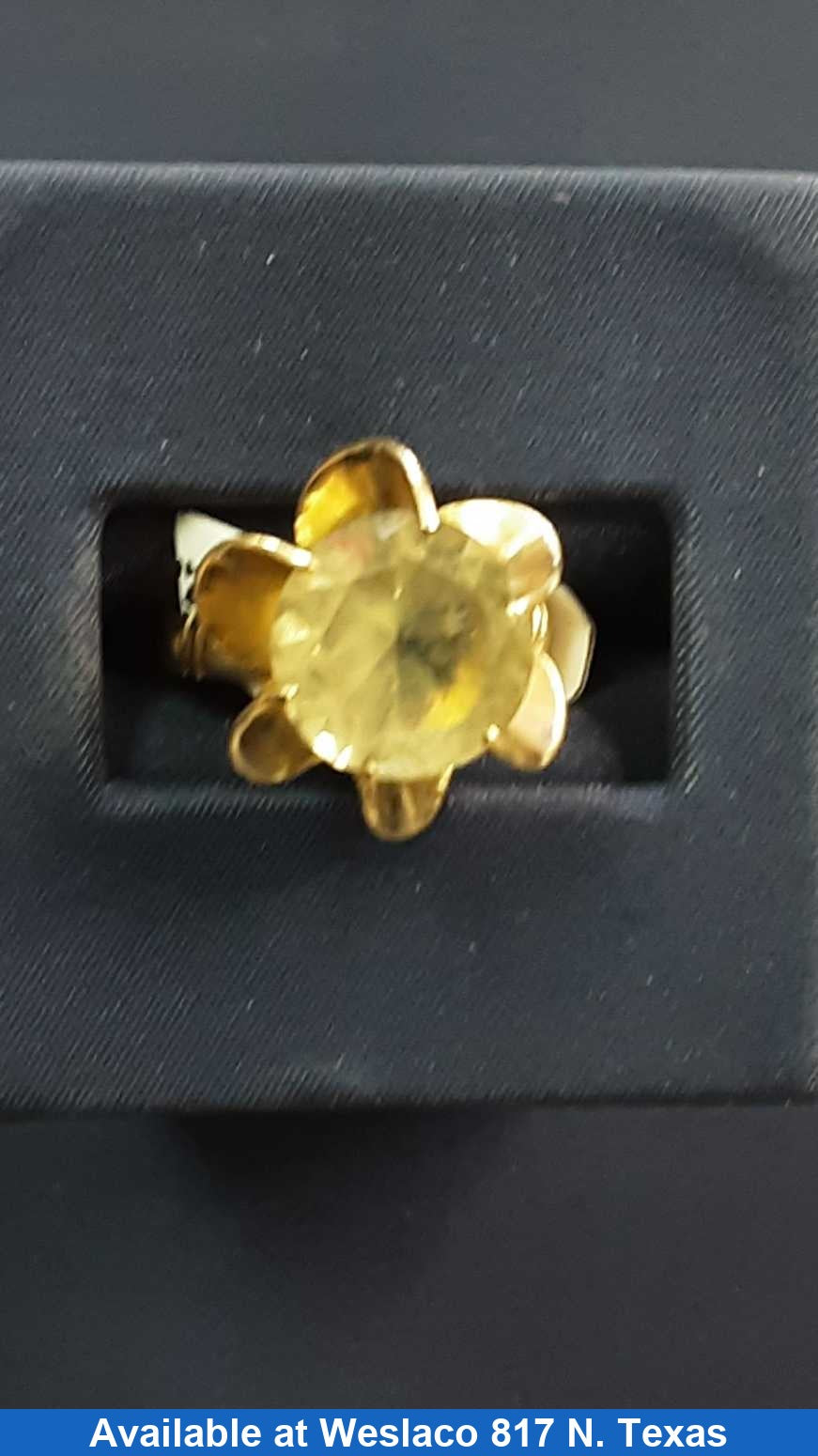 Women's Ring - Yellow Gold 14k (.585) 3.8 grams Size 7