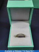 Ring - Wedding Band - White Gold 14k (.585) 1.8 grams Size 6