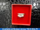 Ring - Wedding Set - Yellow Gold 14k (.585) 8.3 grams Size 20