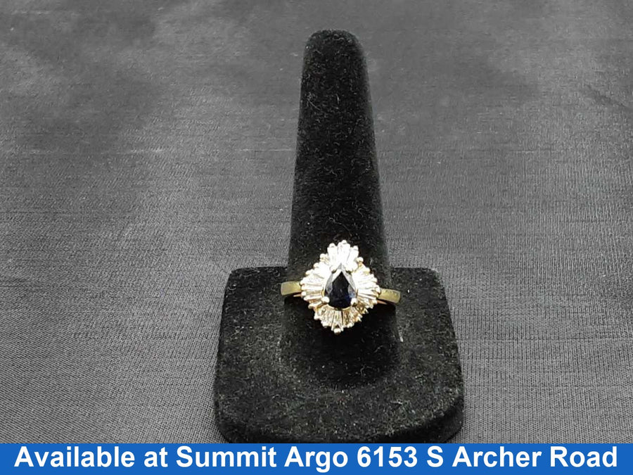 Women's Ring - Yellow Gold 14k (.585) 4.1 grams Size 8