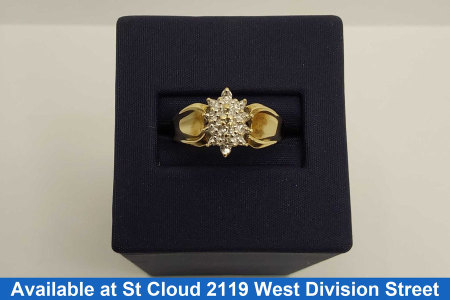 Women's Ring - Yellow Gold 10k (.417) 2.97 grams Size 6
