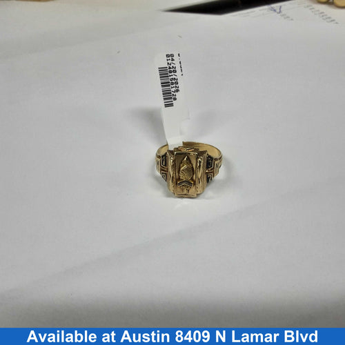 Men's Ring - Yellow Gold 10k (.417) 6.6 grams Size 8.5