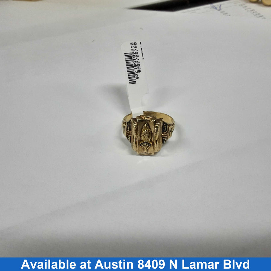 Men's Ring - Yellow Gold 10k (.417) 6.6 grams Size 8.5