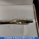 Women's Ring - Anniversary - Yellow Gold 14k (.585) 1.1 grams Size 5