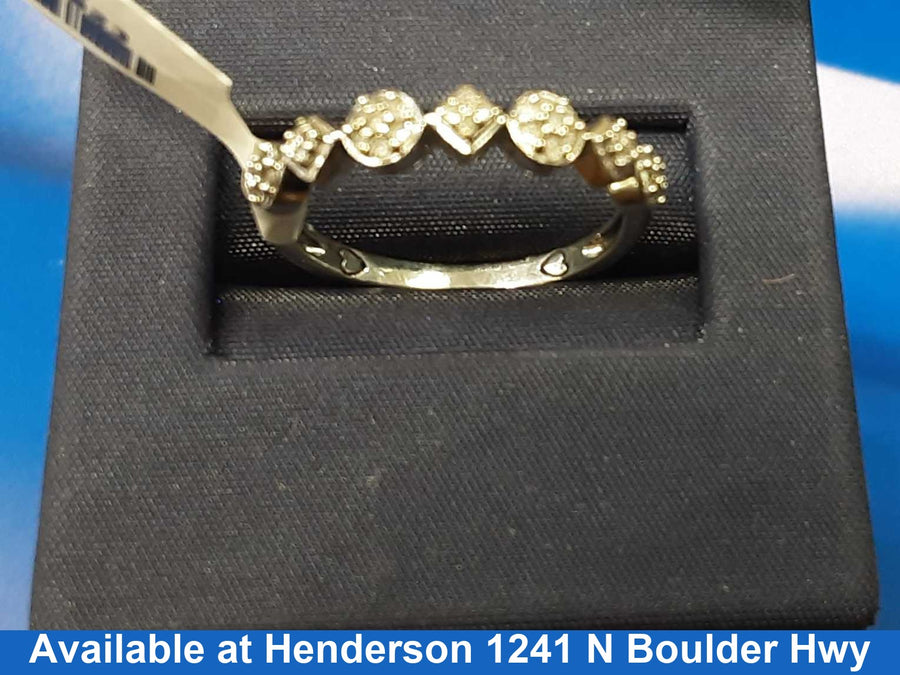 Women's Ring - White Gold 10k (.417) 2 grams Size 20