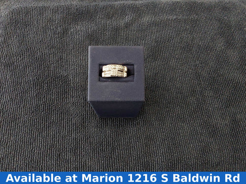 Ring - Wedding Set - White Gold 10k (.417) 5.3 grams Size 7