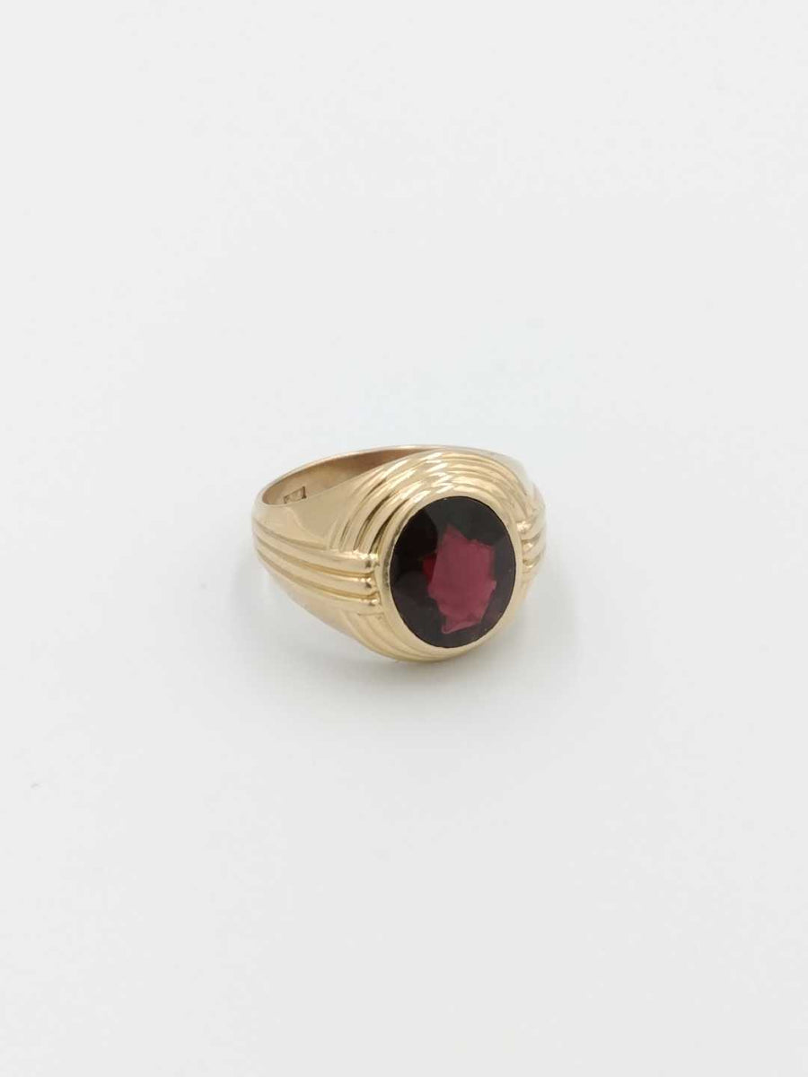 Men's Ring - Yellow Gold 14k (.585) 8.3 grams Size 10