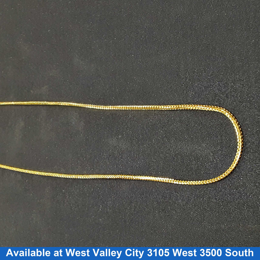 Fox Tail Chain - Yellow Gold 14k (.585) 4.9 grams 20 inch