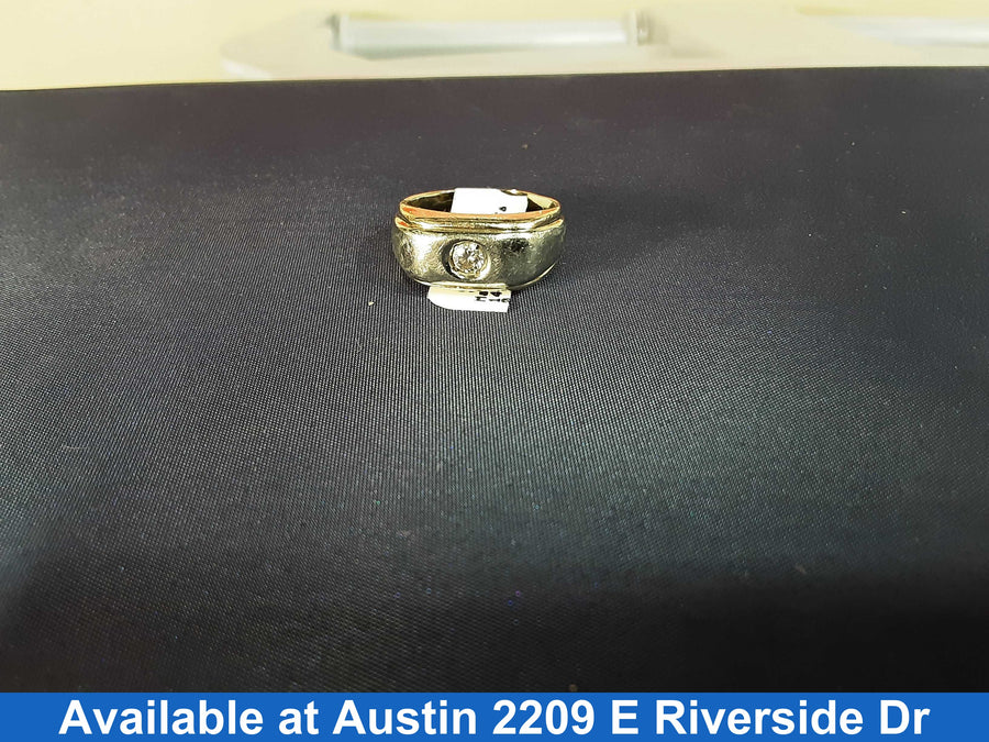 Men's Ring - Yellow Gold 14k (.585) 6.7 grams Size 7