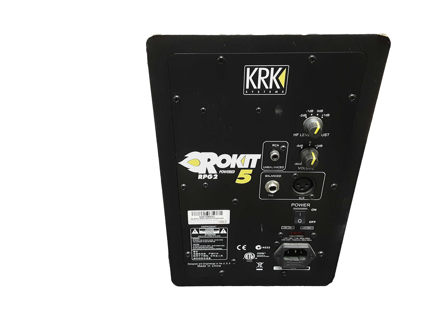 Krk Systems Rokit Rpg2 5 Black Bookshelf Speaker
