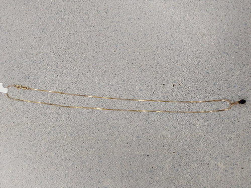 Herringbone Chain - Yellow Gold 14k (.585) 1.9 grams 10 inch