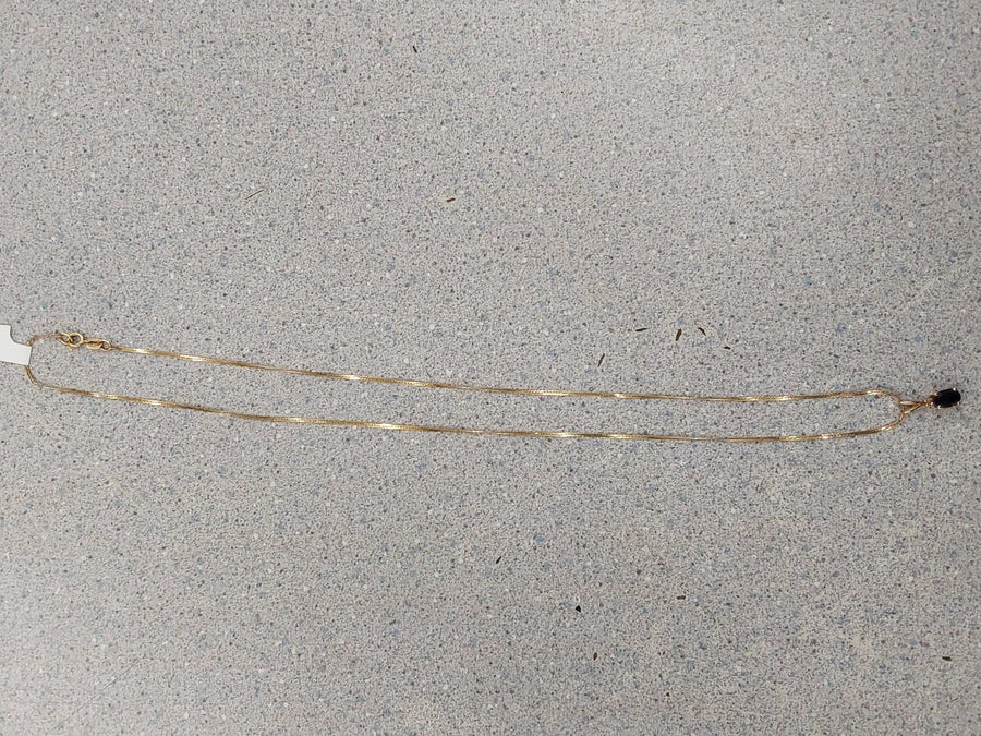 Herringbone Chain - Yellow Gold 14k (.585) 1.9 grams 10 inch
