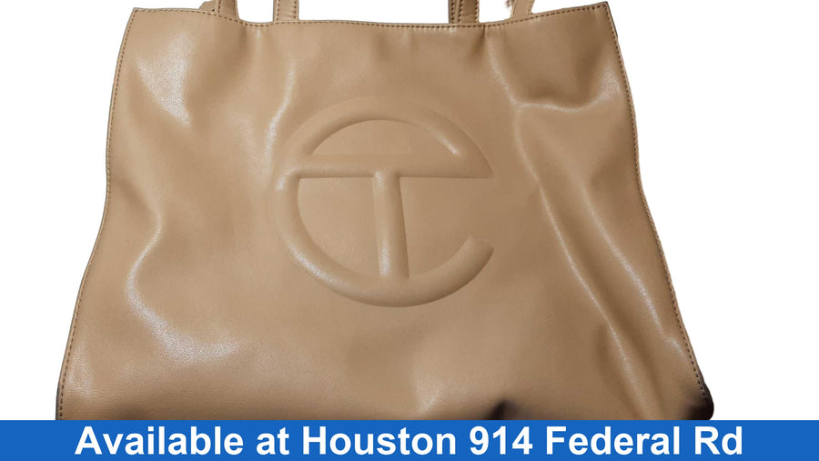 Telfar Telfar Bags Telfar Medium Cream Shopping Bag Beige / Tan Purse / Handbag