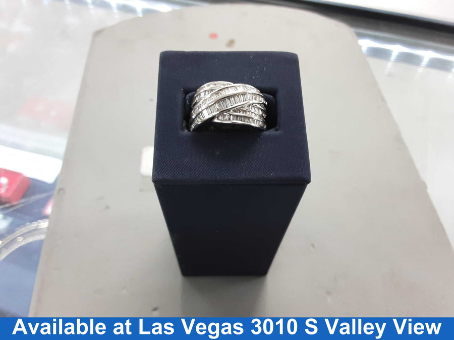 Women's Ring - White Gold 10k (.417) 6.92 grams Size 7