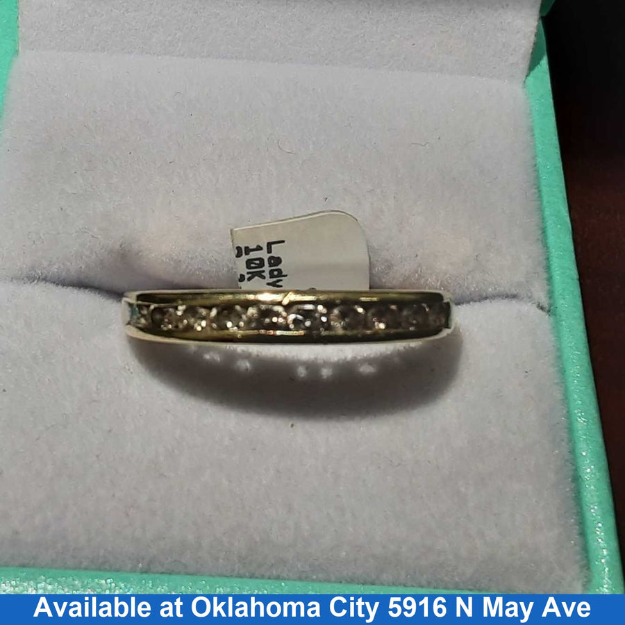 Women's Ring - Yellow Gold 10k (.417) 2.9 grams Size 20