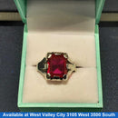 Women's Ring - White Gold 14k (.585) 6.9 grams Size 12.5