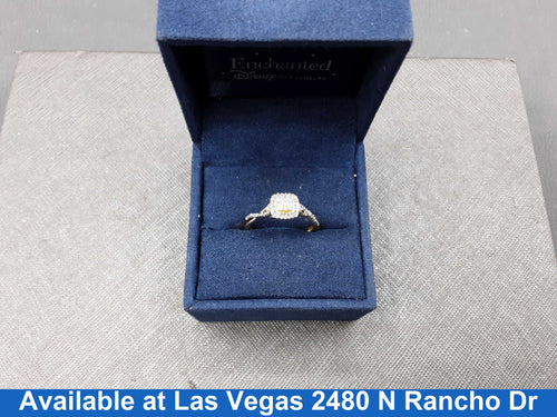 Ring - Engagement Set - Yellow Gold 10k (.417) 1.7 grams Size 7.5