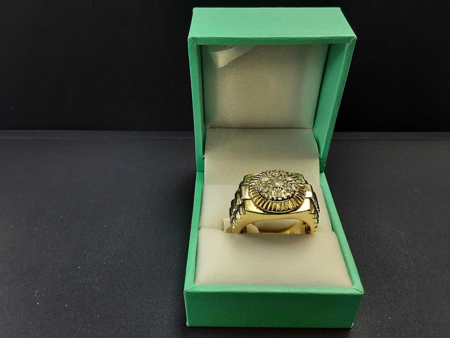 Men's Ring - Yellow Gold 14k (.585) 14.8 grams Size 10