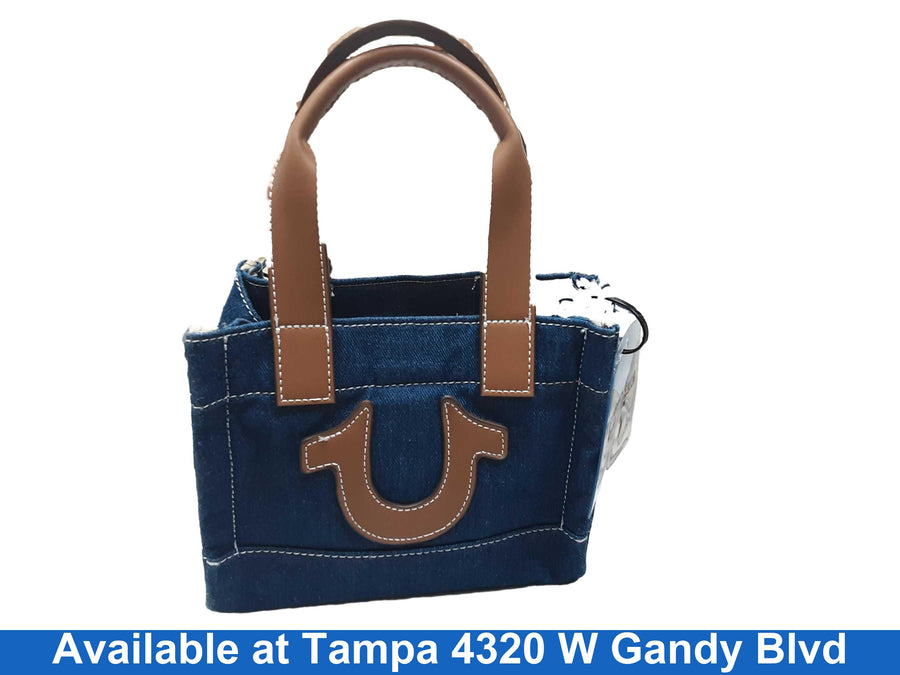 True Religion Blue Purse / Handbag