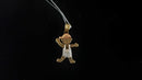 Symbol Pendant - Tricolor Gold 10k (.417) 1.4 grams