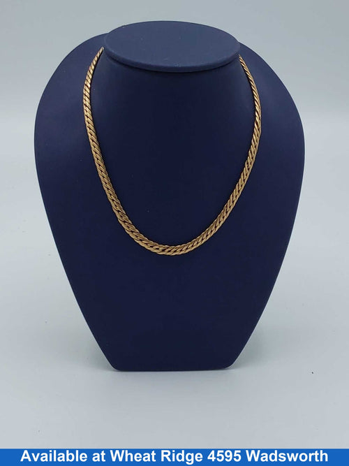 Cuban Link Chain - Yellow Gold 10k (.417) 11.2 grams 22 inch