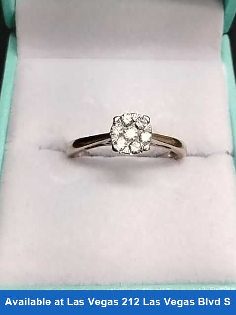 Women's Ring - Yellow Gold 14k (.585) 2.5 grams Size 20