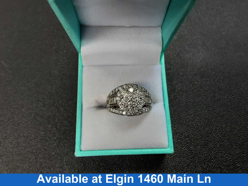 Women's Ring - White Gold 14k (.585) 9.9 grams Size 8
