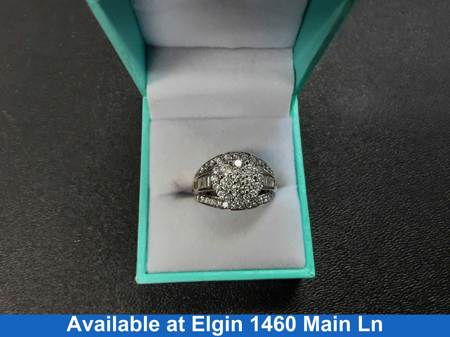 Women's Ring - White Gold 14k (.585) 9.9 grams Size 8