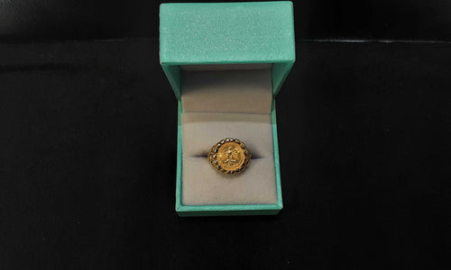 Men's Ring - Yellow Gold 14k (.585) 6.5 grams Size 20