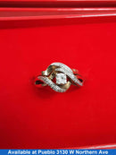 Ring - Wedding Set - Yellow Gold 10k (.417) 3.4 grams Size 7