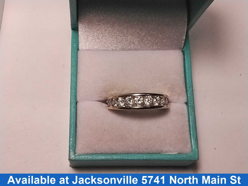 Ring - Wedding Band - Yellow Gold 14k (.585) 5.6 grams Size 8