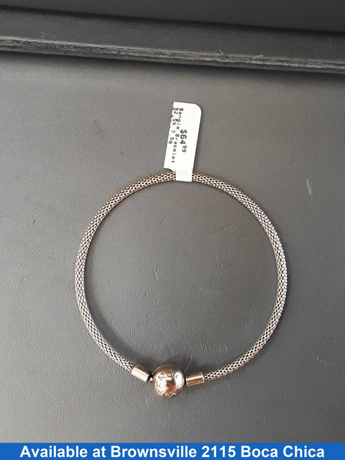 Bangle Bracelet - Silver 7.5 grams 8 inch