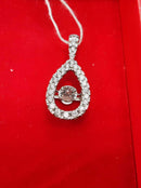 Diamond Pendant - White Gold 14k (.585) 4.5 grams
